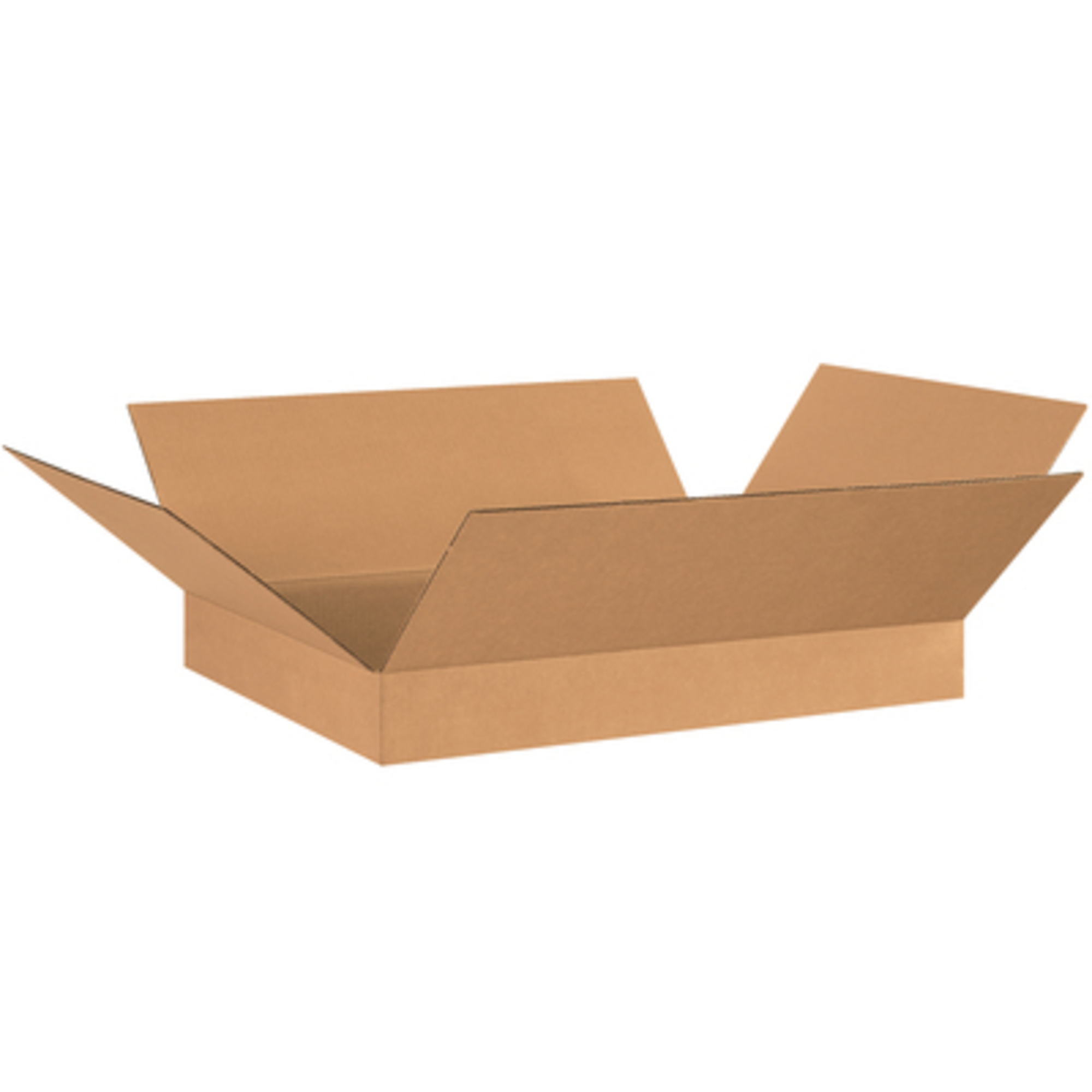 26 x 20 x 4in. Flat Corrugated Boxes 20/CS, Model# 26204